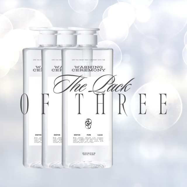 「三入組」WASHING CEREMONY 酵素碗盤清潔劑1000ML 